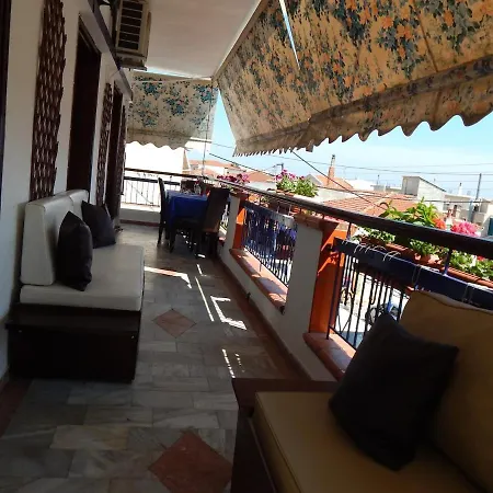 Greek House With Seaview,parking And Yard With Bbq